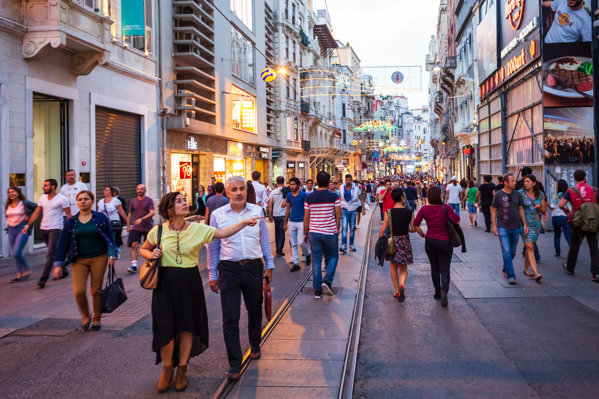 Istiklal Avenue Pedestrian Street, Istanbul